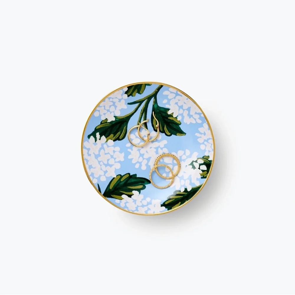 Rifle Paper Co. Ring Dish - Hydrangea - Picture 3 of 3